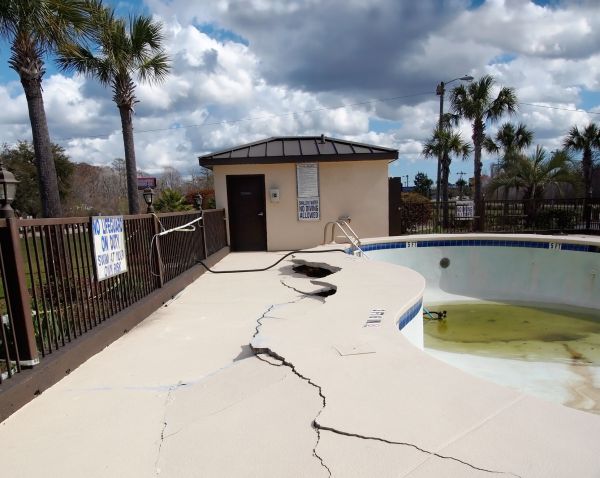 Cracked Patio Repair in Chico